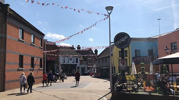 High Wycombe shops and streets