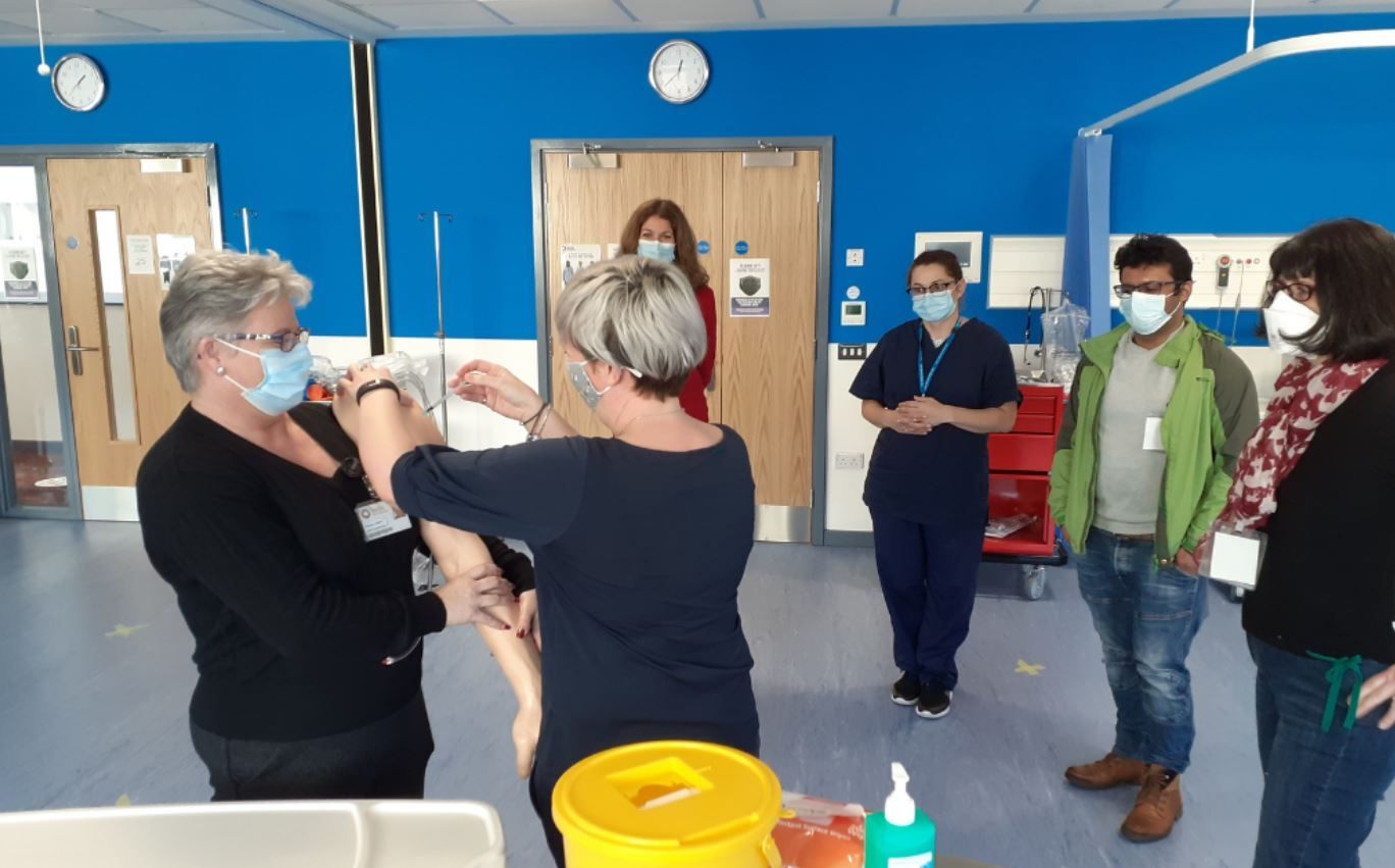 Aylesbury Vaccination site 