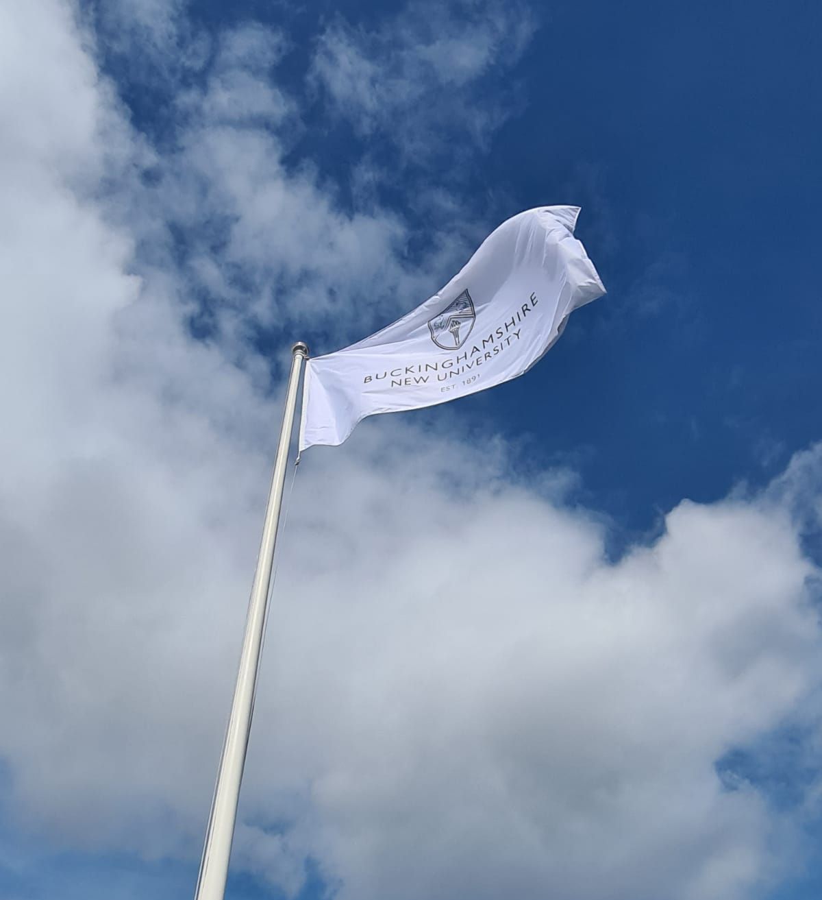 BNU flag flying above campus