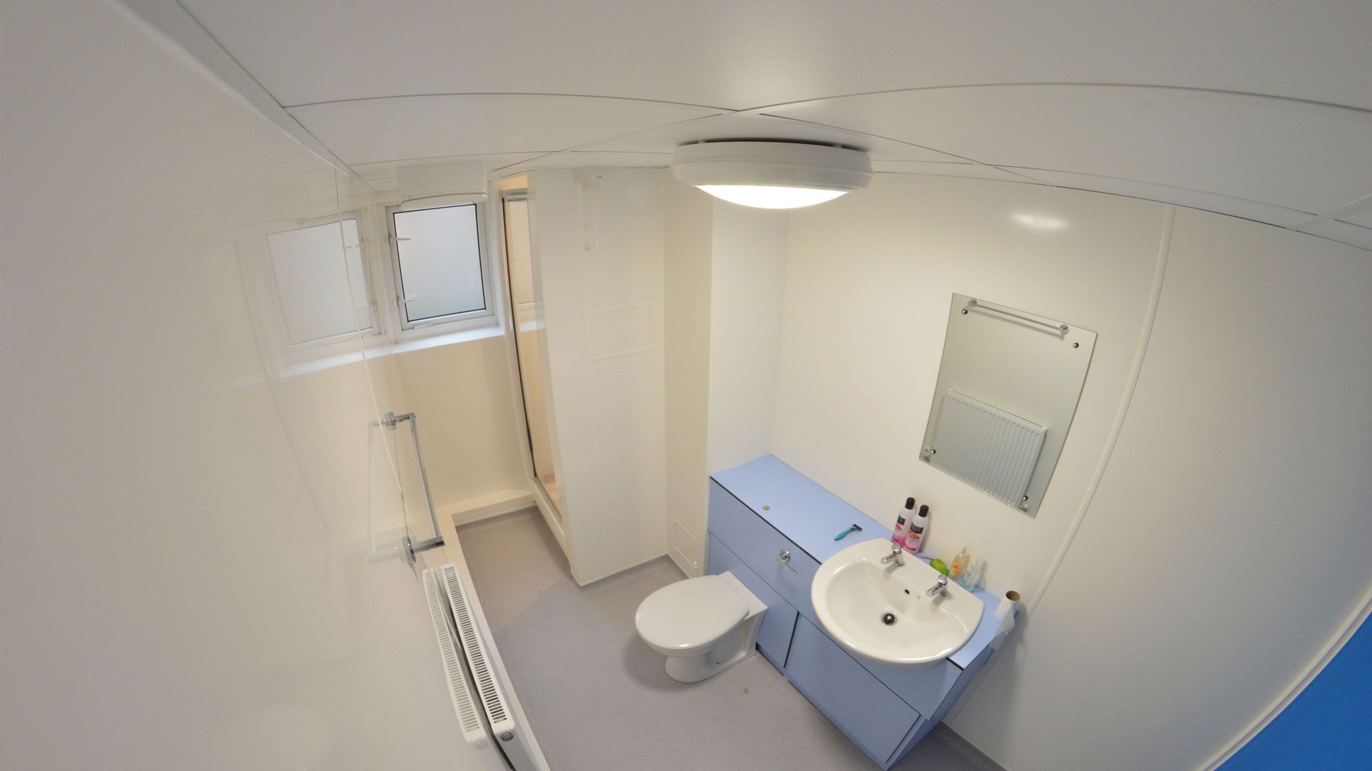 A shared bathroom at Brook Street