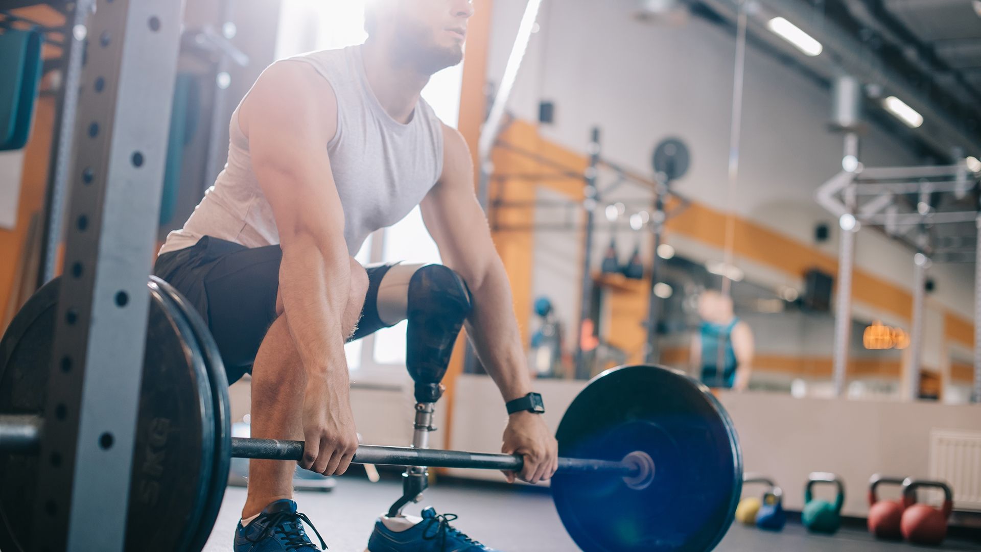 disability student at gym 