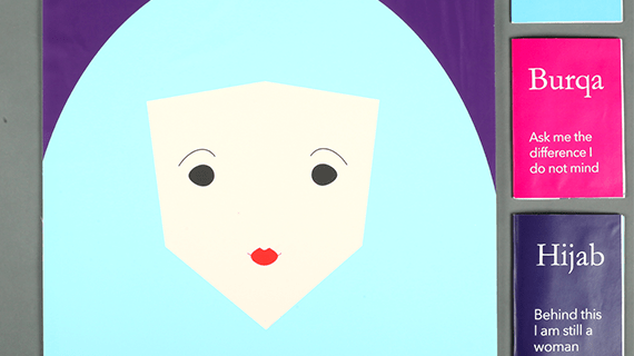 Work by Huma Shaikh - Hijab