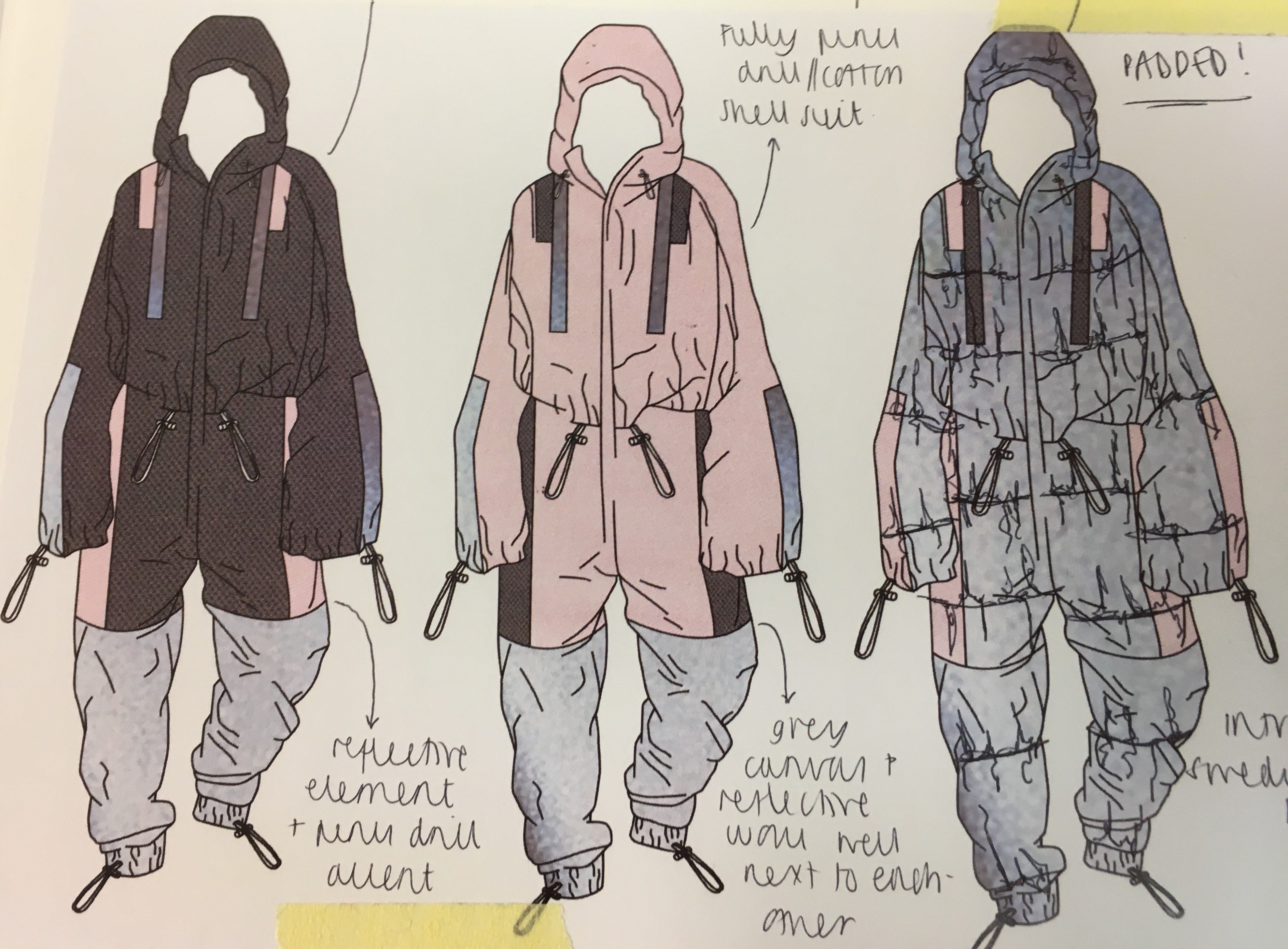 Fashion Design Student work drawings concept art