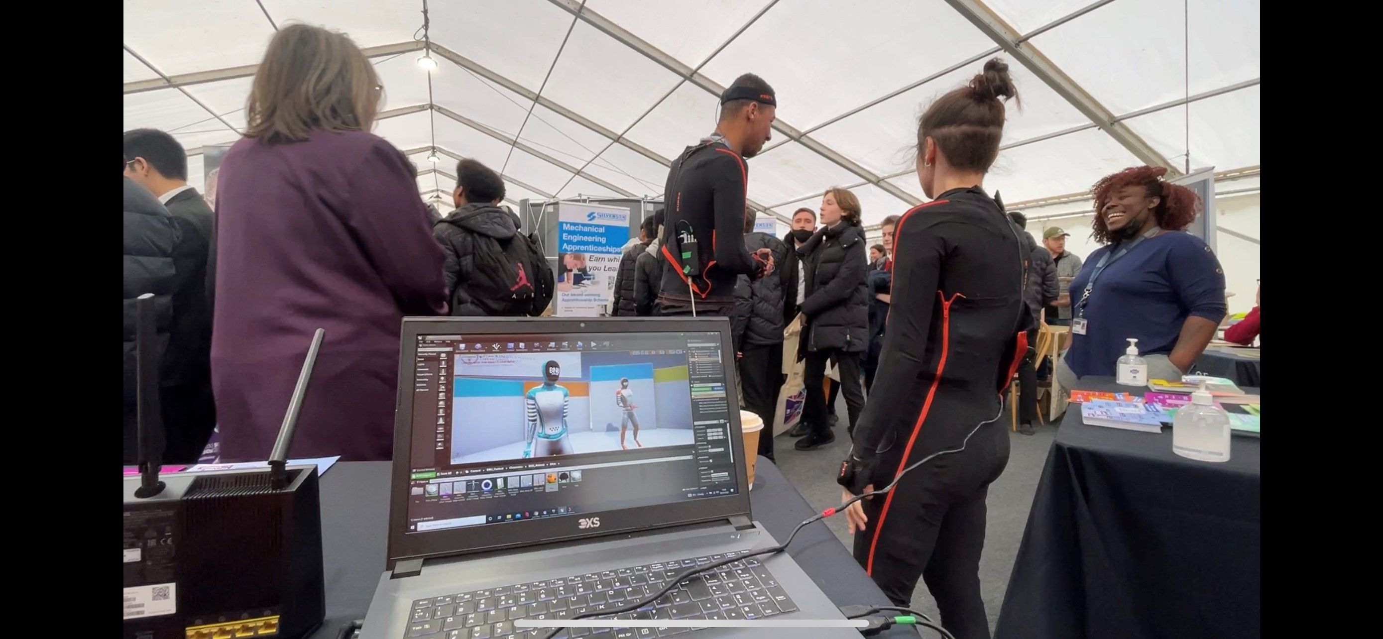Animation and visual effects demonstration Bucks Skills Show