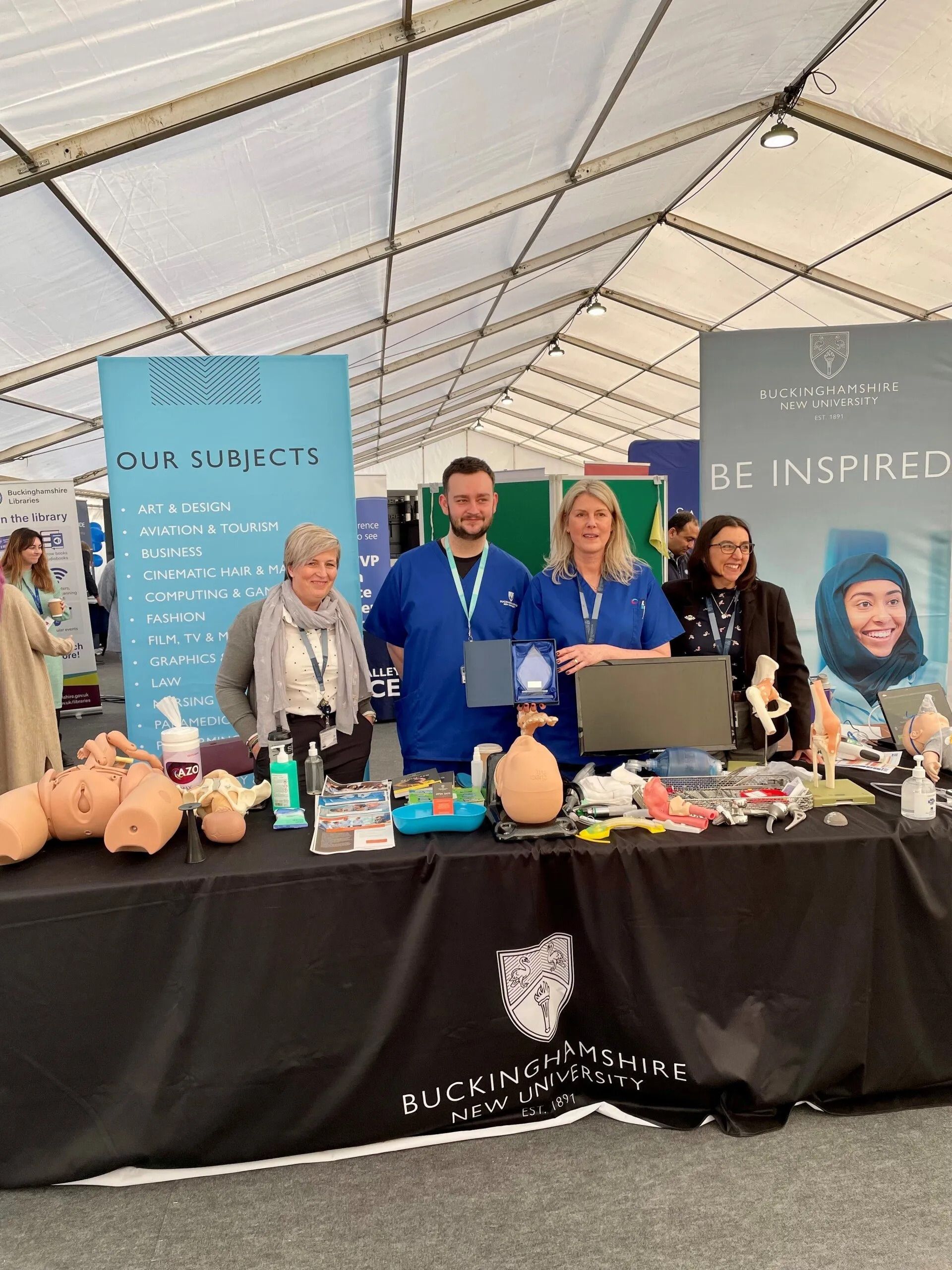 Nursing, Midwifery & Allied Health stand at Bucks Skills Show