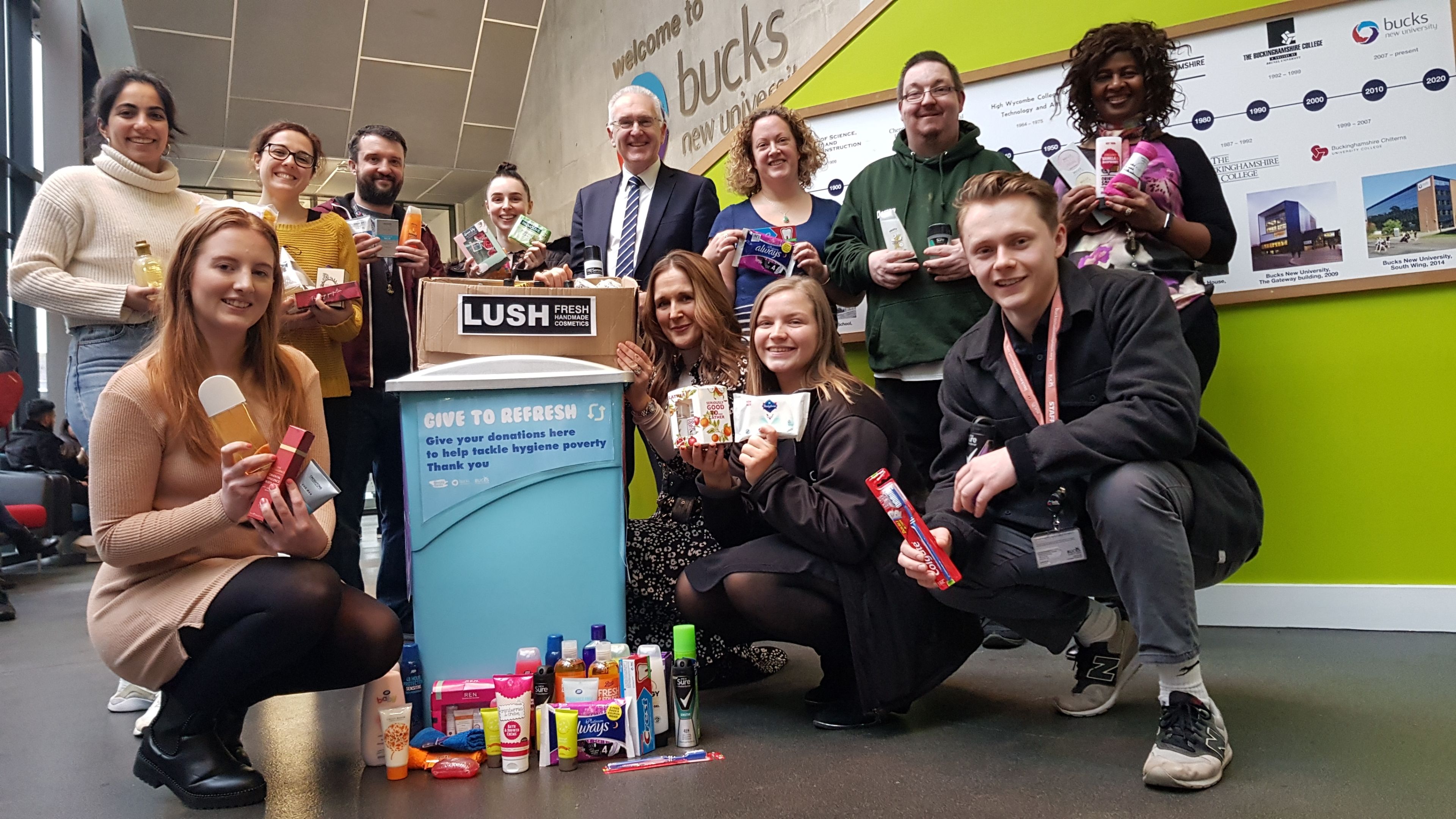 Give to Refresh hygiene poverty initiative 