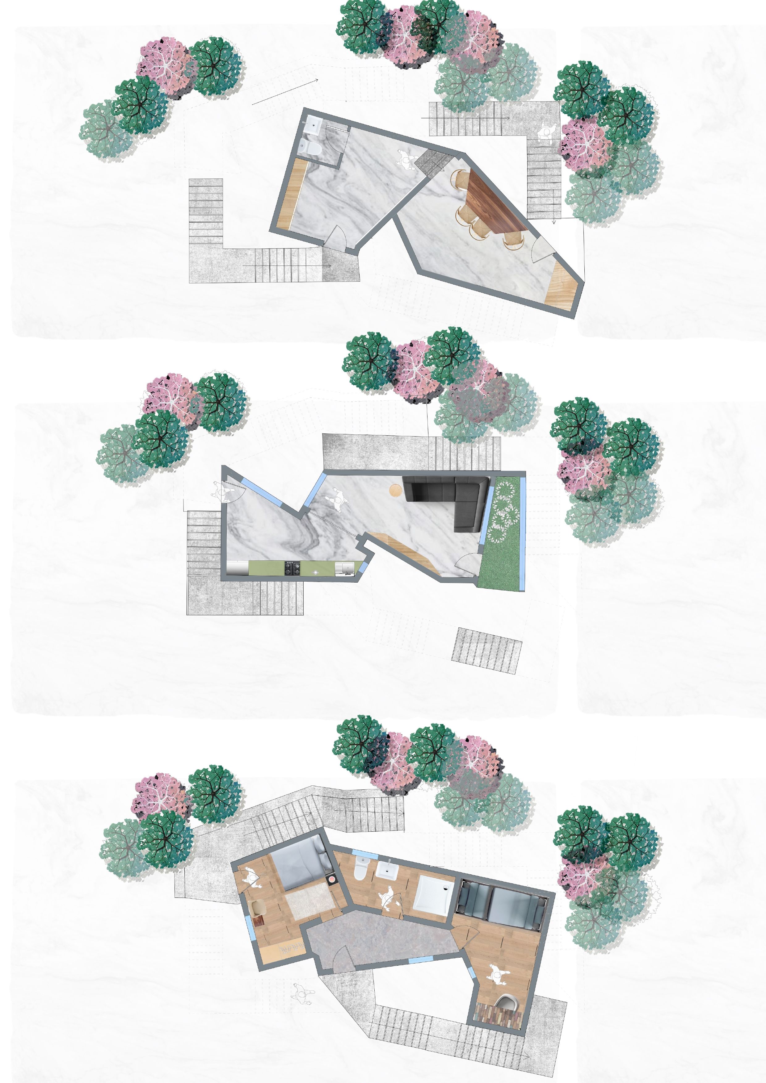 Interior and Spatial Design - Students' work