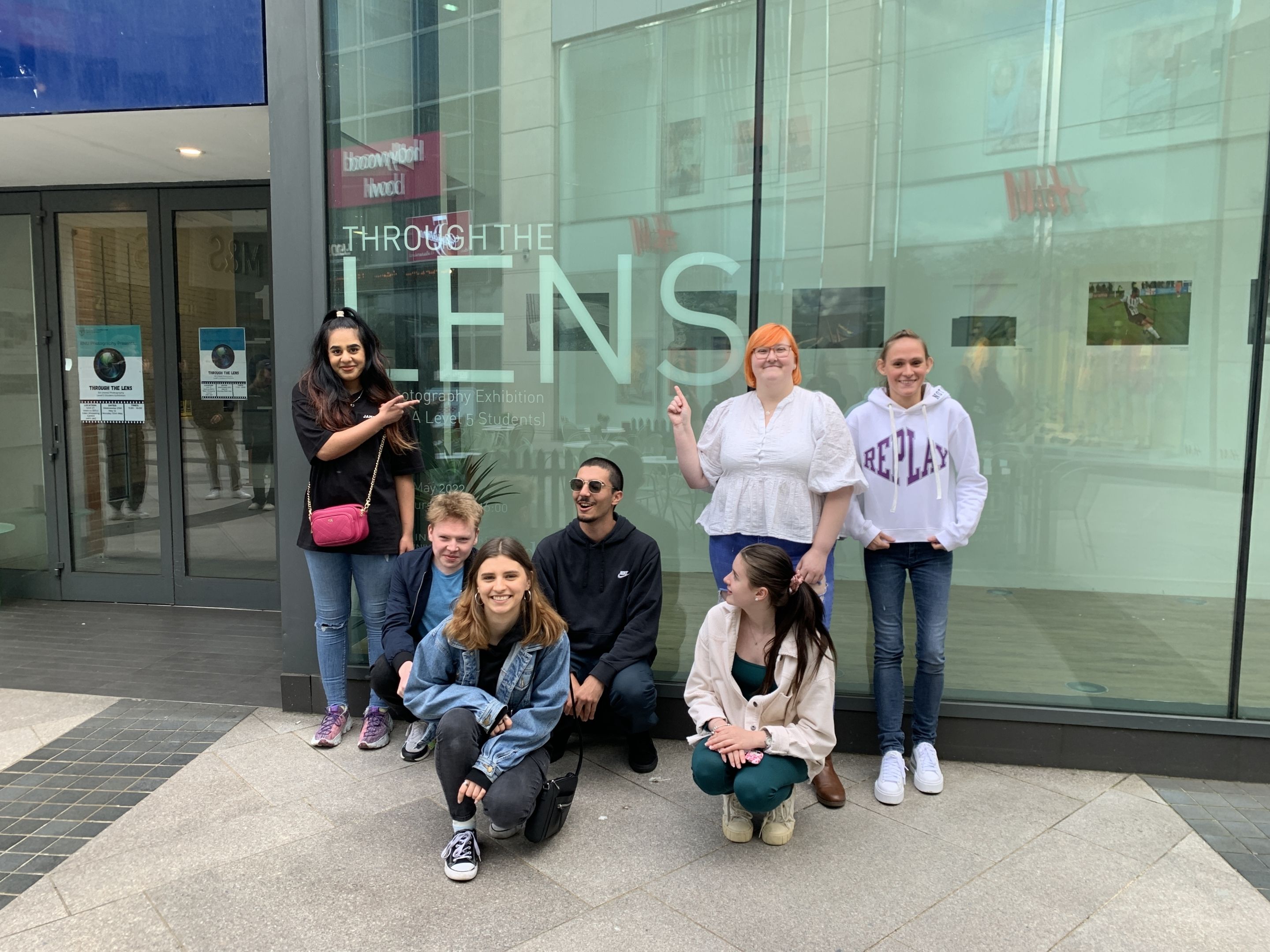 Through the Lens exhibition - group photo