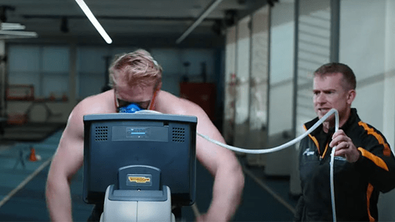 Dr Mark Homer and Sail GP athlete