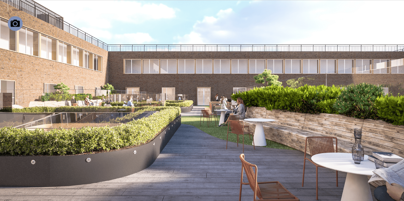 Concept visual of the new Roof Garden