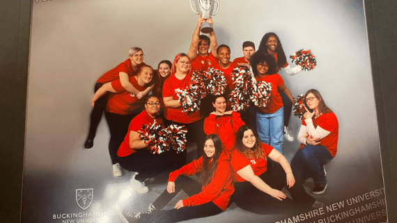 A group of BNU students from the Musical Theatre Society