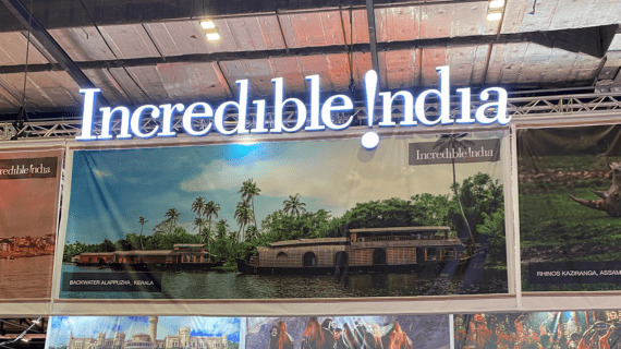 The India stand at the World Tourism Market 2023.