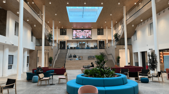 The new Beeches space on BNU's High Wycombe campus.