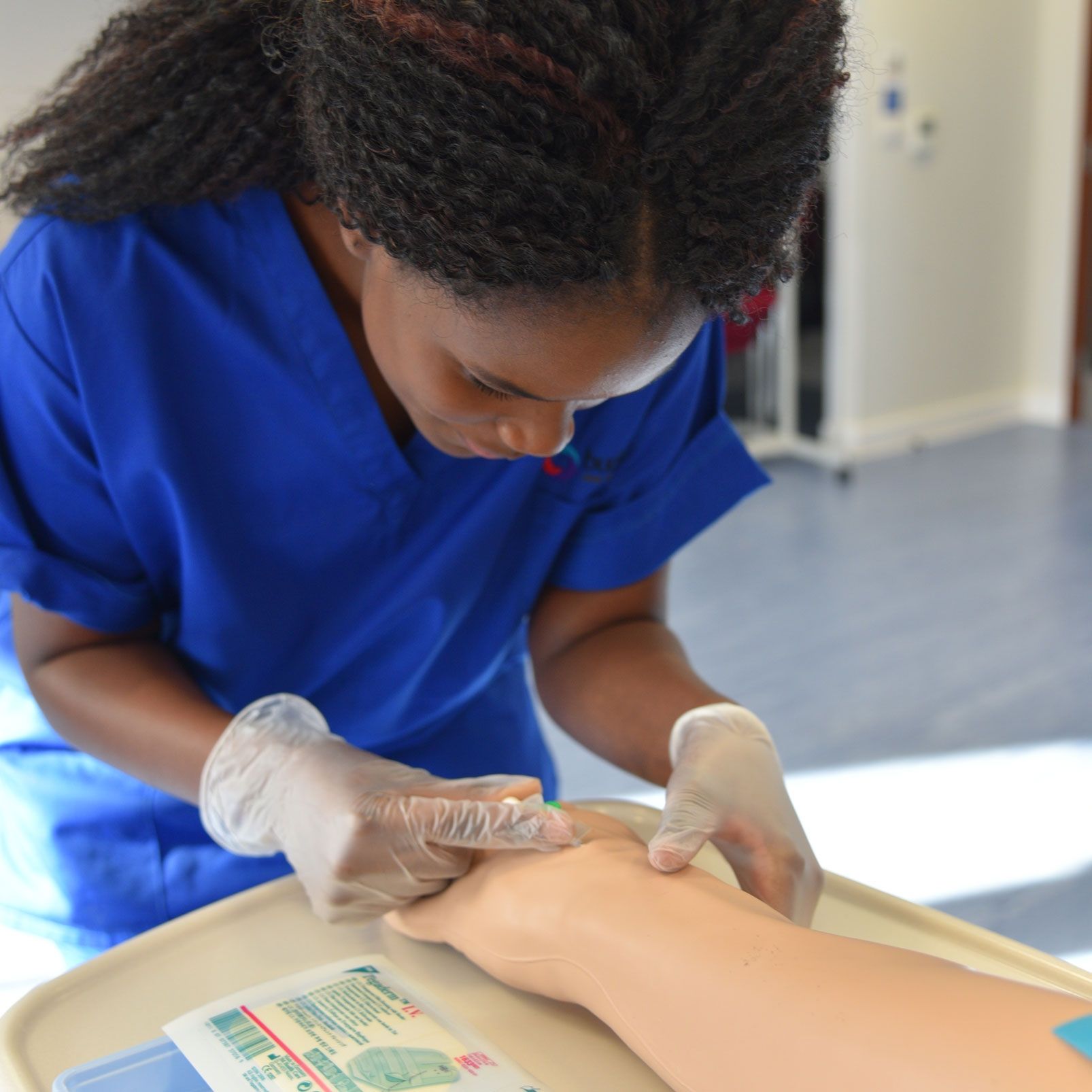 nursing with simulation dummy