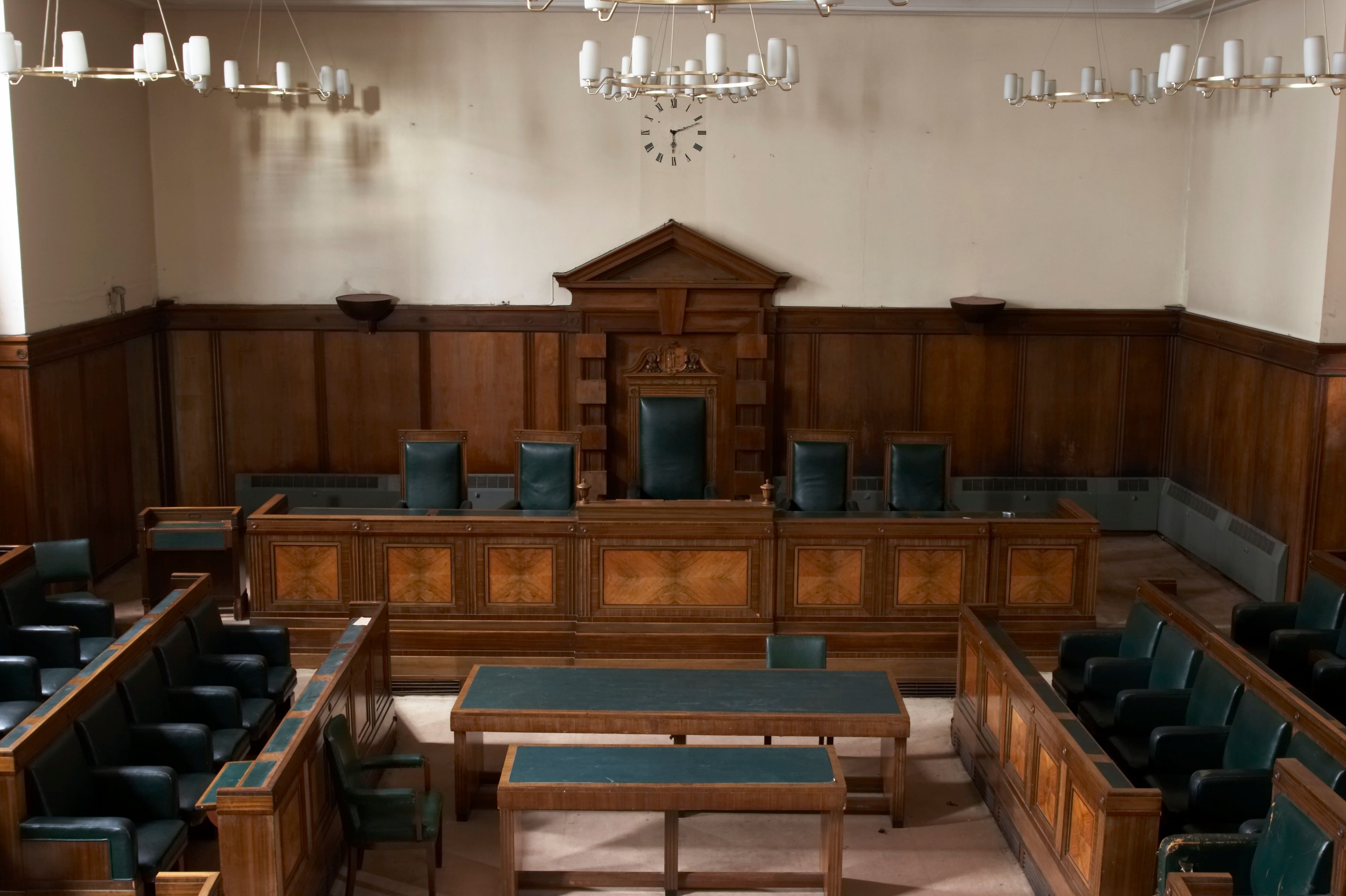Courtroom interior