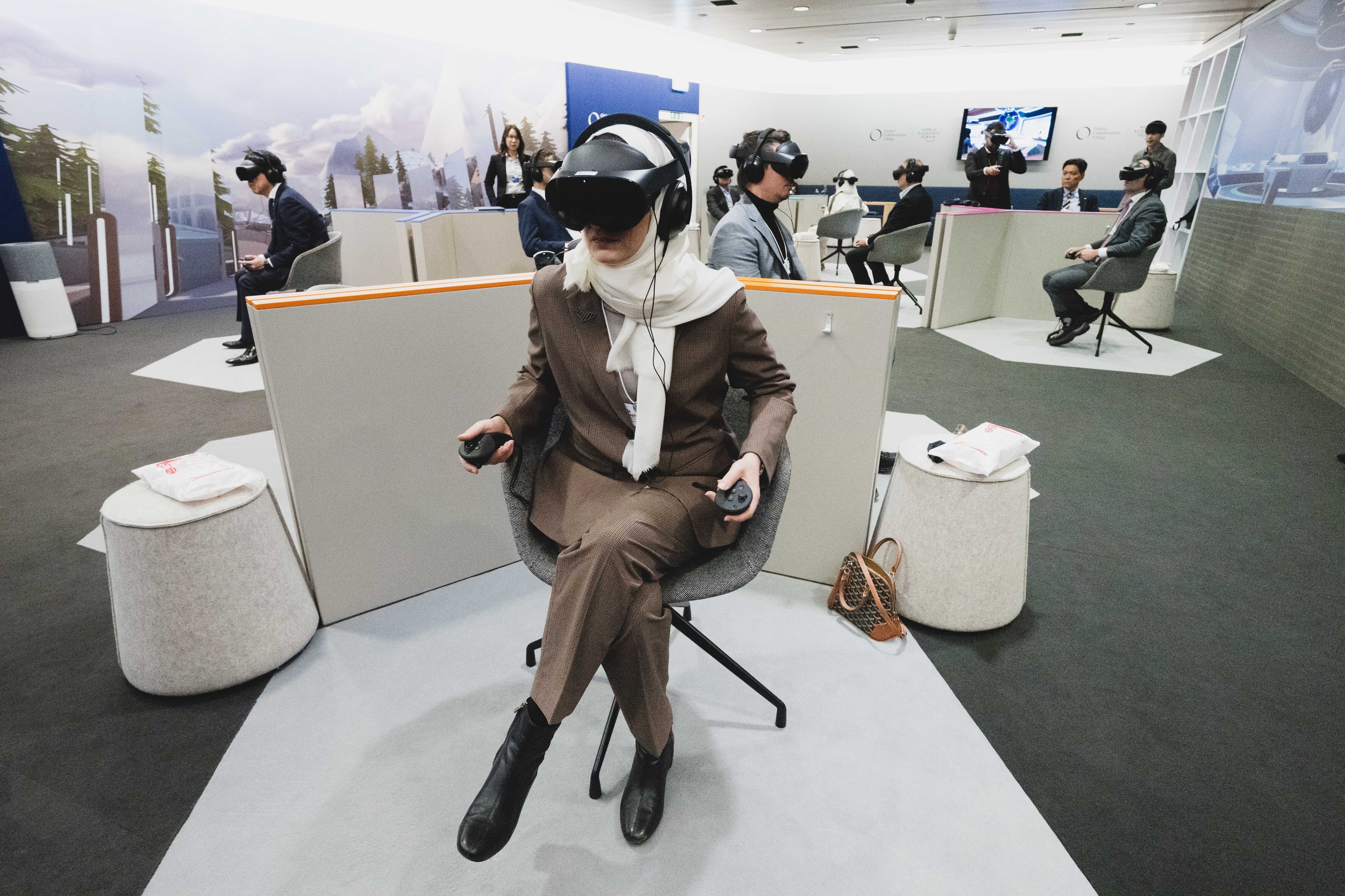 WEF 2024 - VR participation