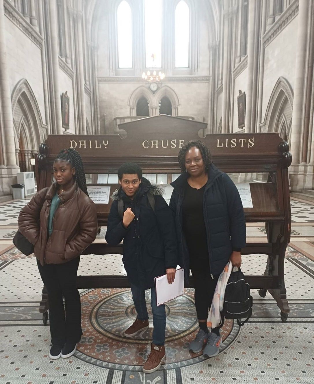 BNU Law students at the Royal Courts of Justice in London