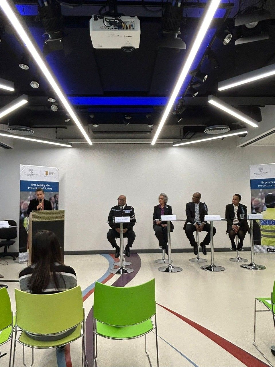 Dr Leah Fox closing the Inspiring Change event