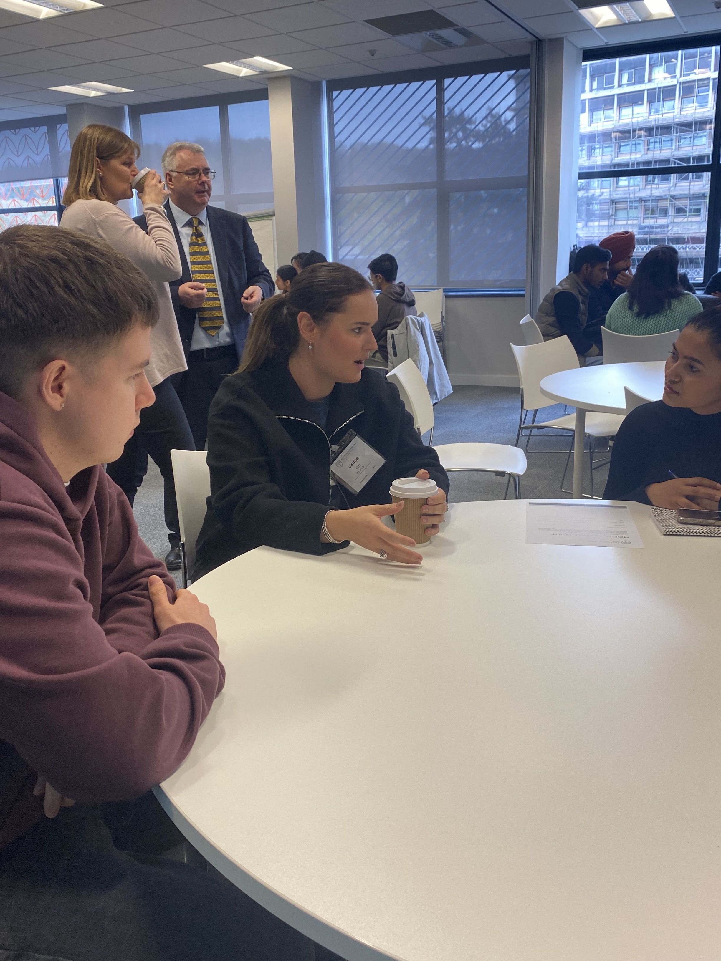 Devon Sales spoke to learners about her experience in the Aviation industry