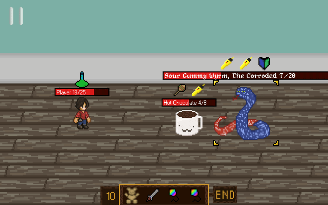 Screenshot from 'Legend of the WYRM Slayer game'