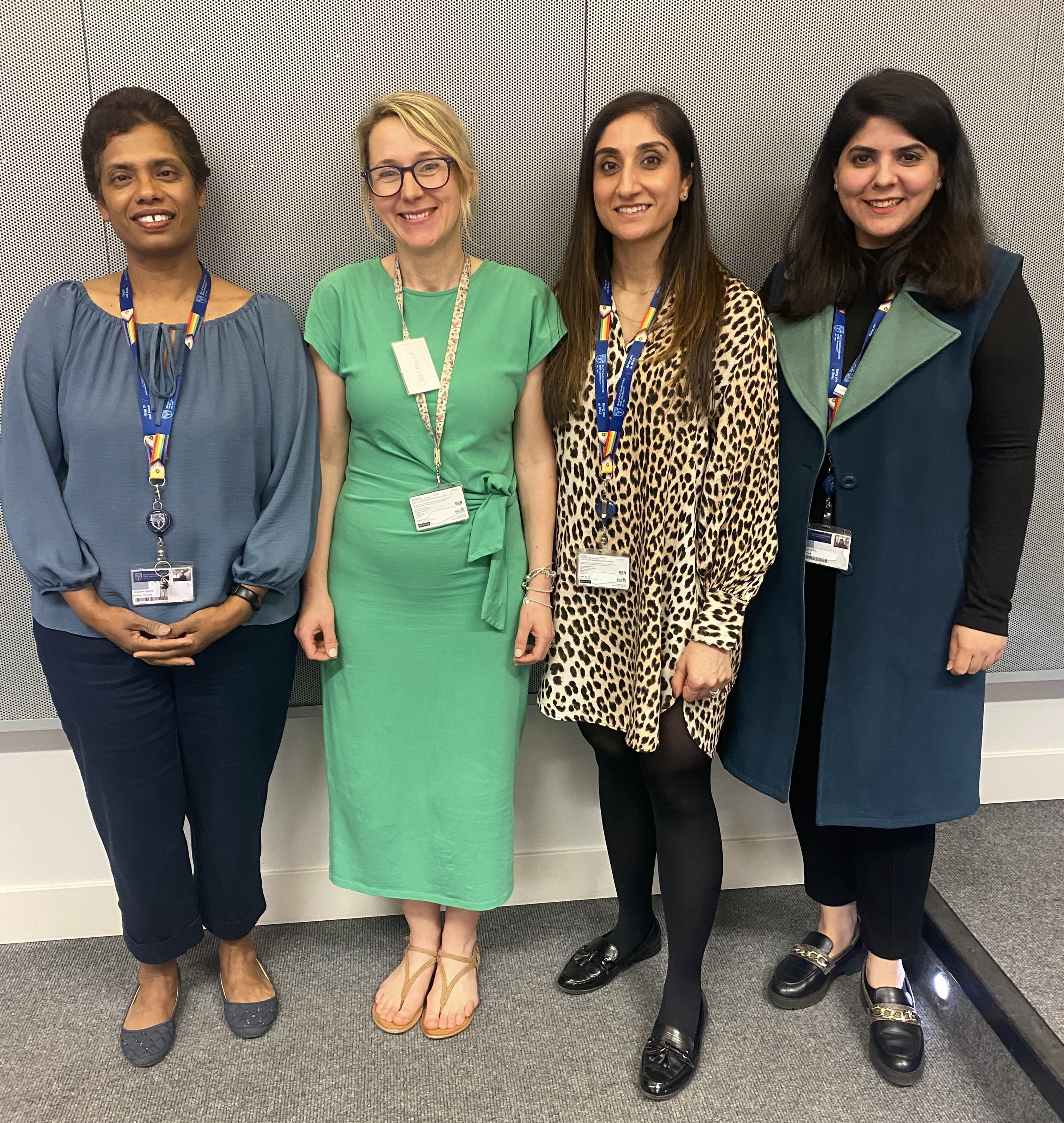 (L-R) Annice Thomas, Charmain Clayton, Zahara Chowdhury and Sana Wasiq at the conference