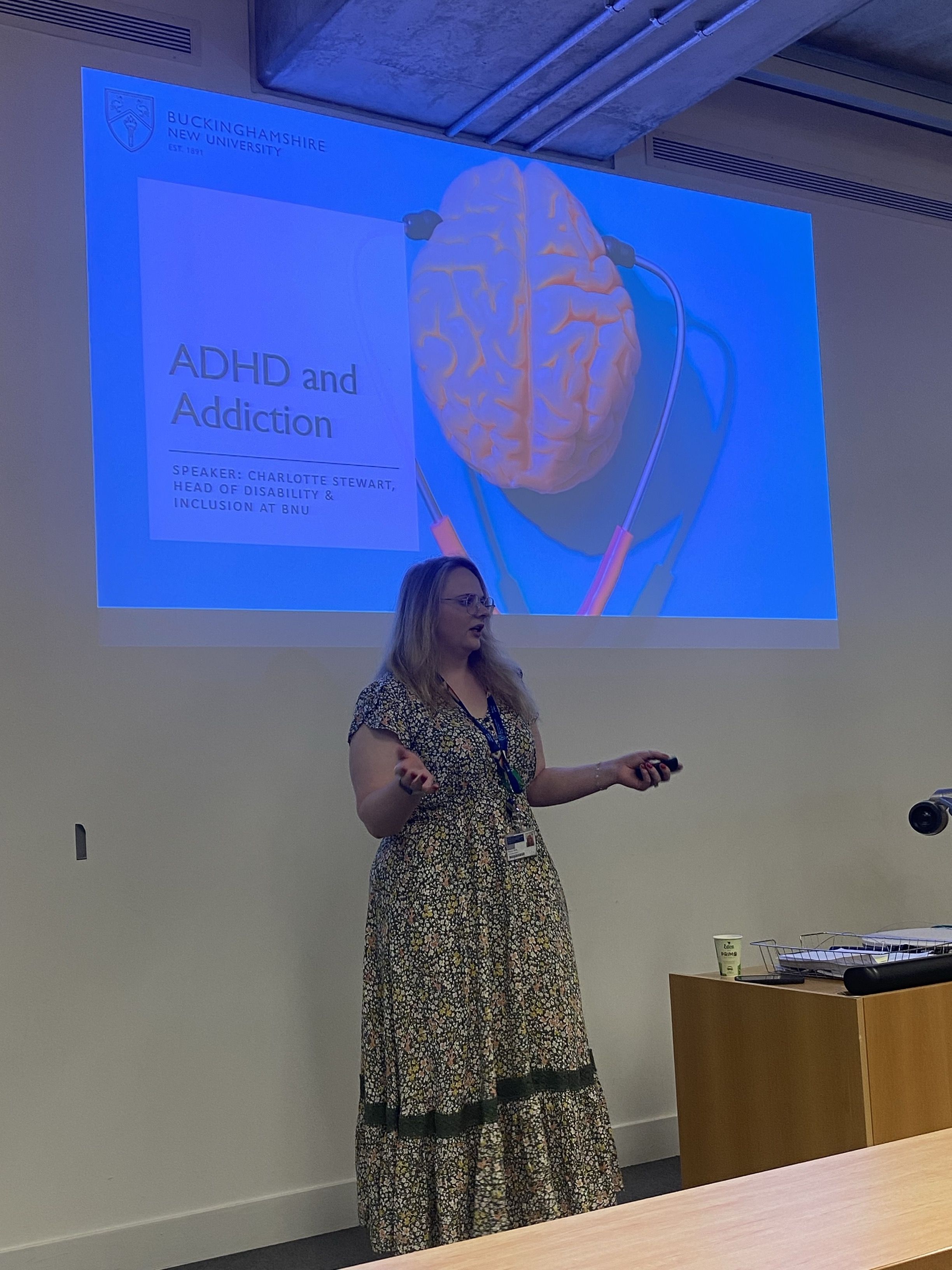 BNU’s Head of Disability and Inclusion, Charlotte Stewart, spoke at the sold-out event