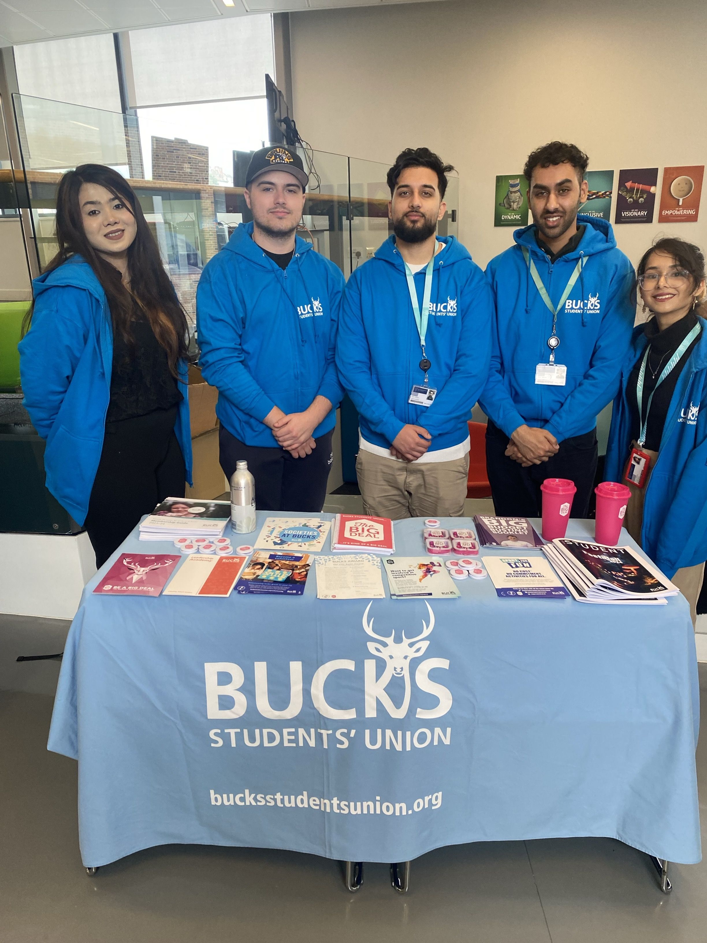 Students also worked with Bucks Students' Union on increasing student engagement