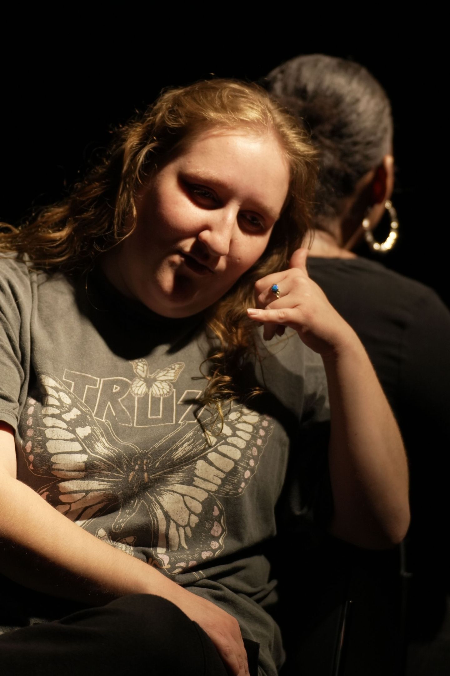 Female acting student