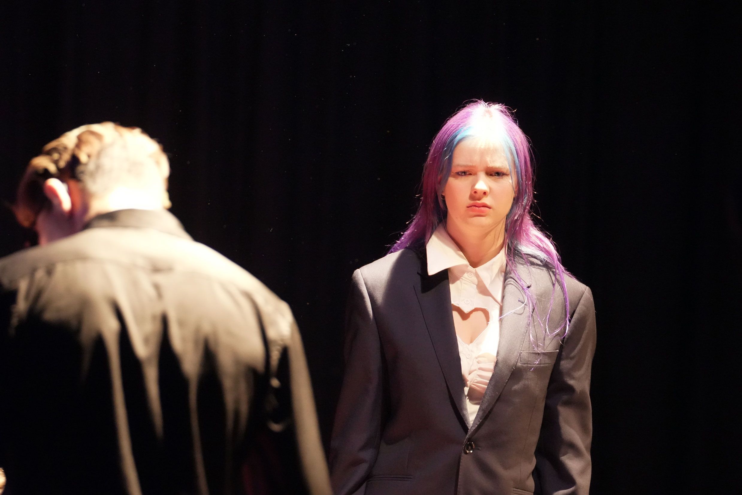 Female acting student