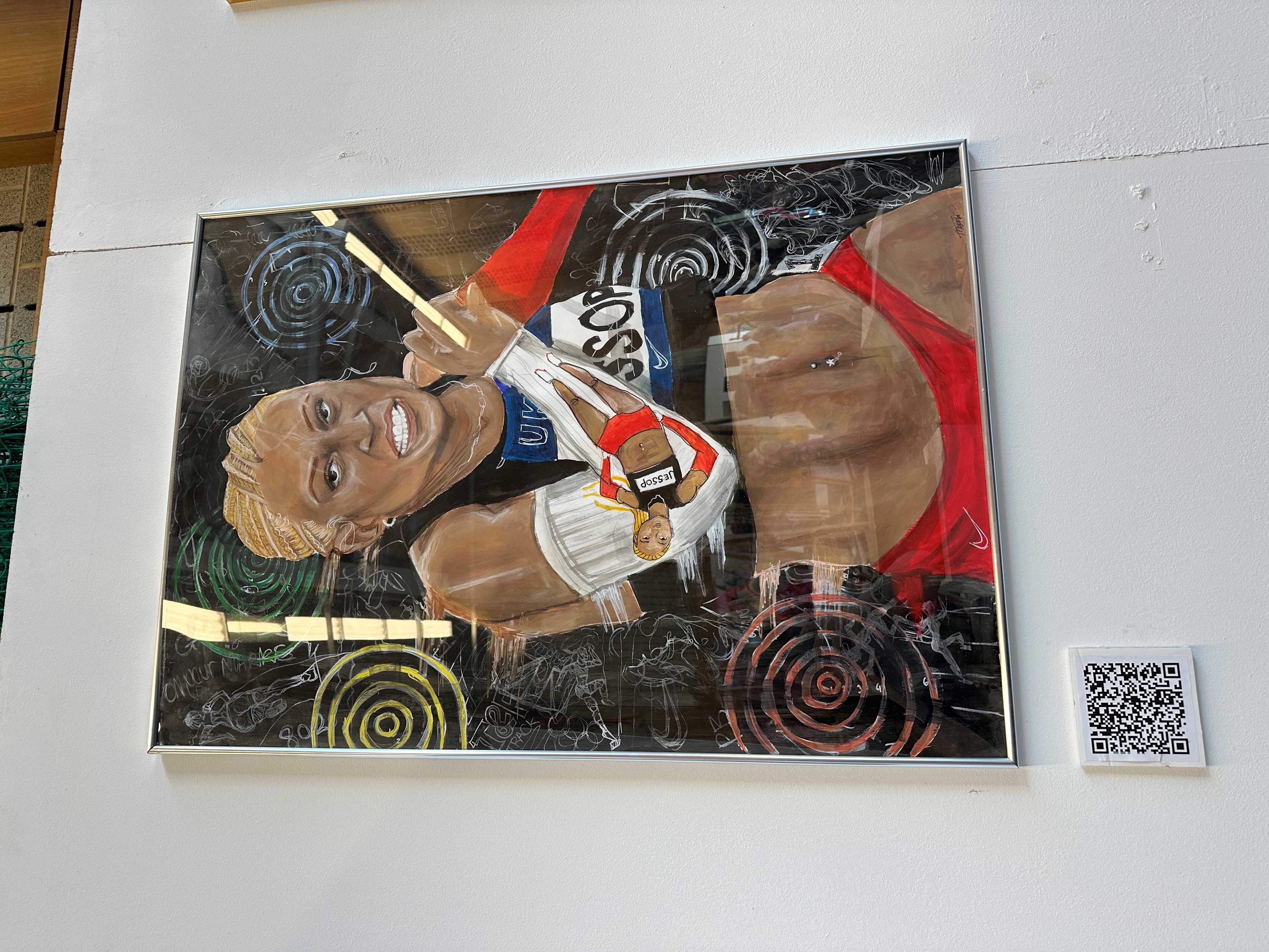 Marli Jessop athletics self portrait