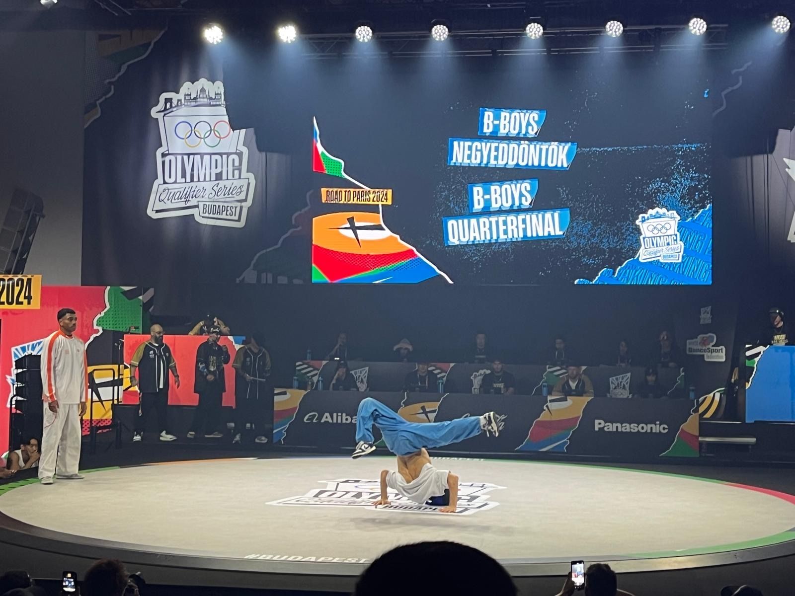 Sonja Cimelli watched the Breaking qualifiers for the Paris Olympics 2024