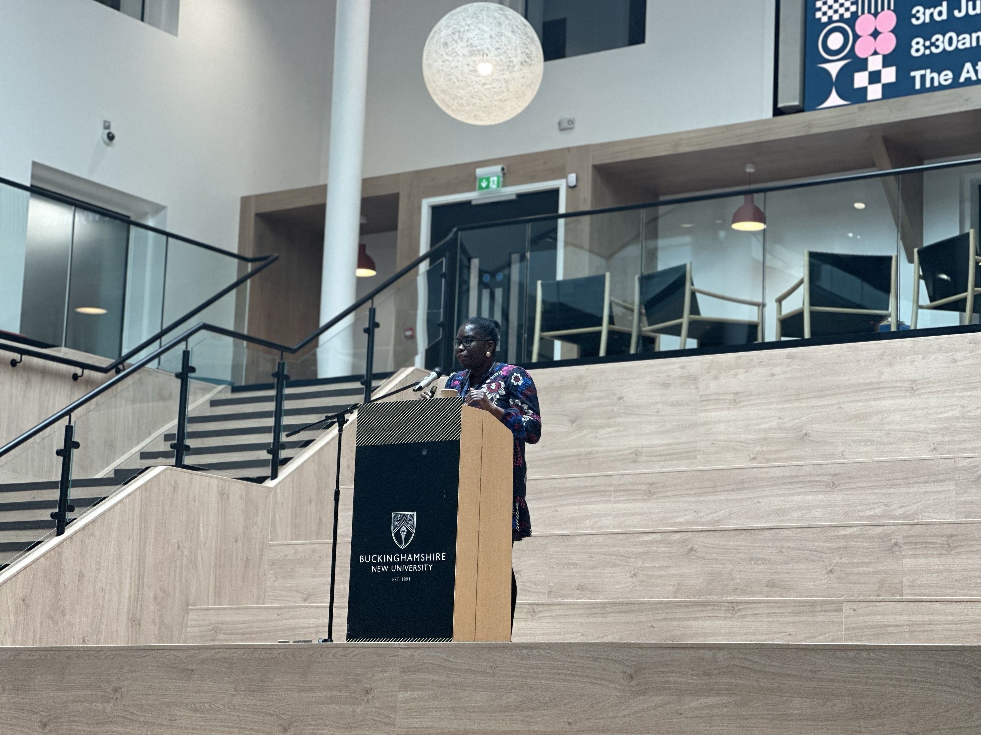 Professor Arinola Adefila speaks at conference