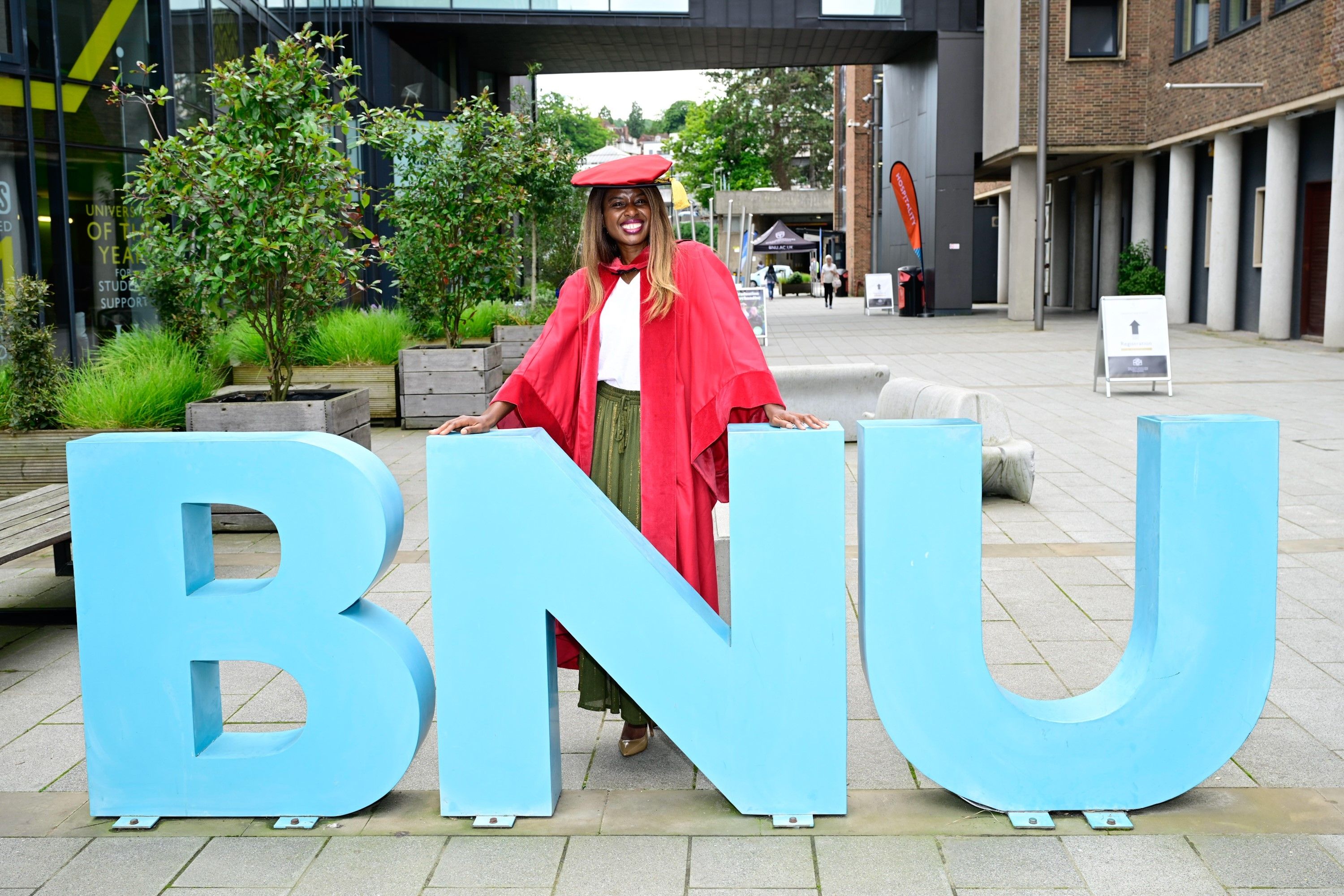 June_Sarpong_OBE_on_BNU_concourse
