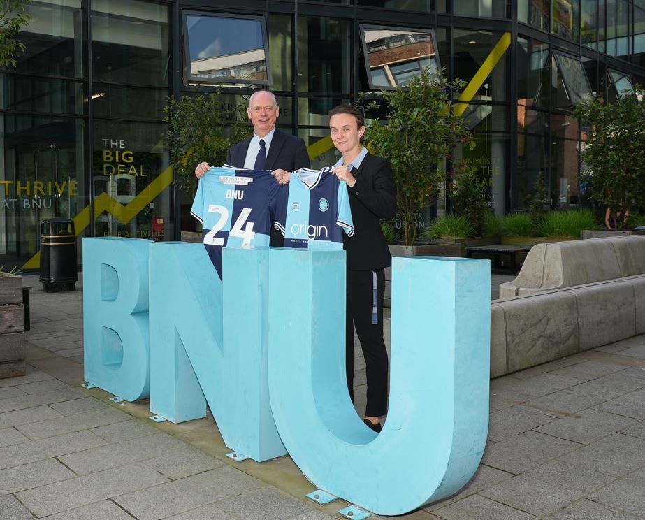 Professor Nick Braisby and Lecturer in Sports and Physical Education Gemma Dunn