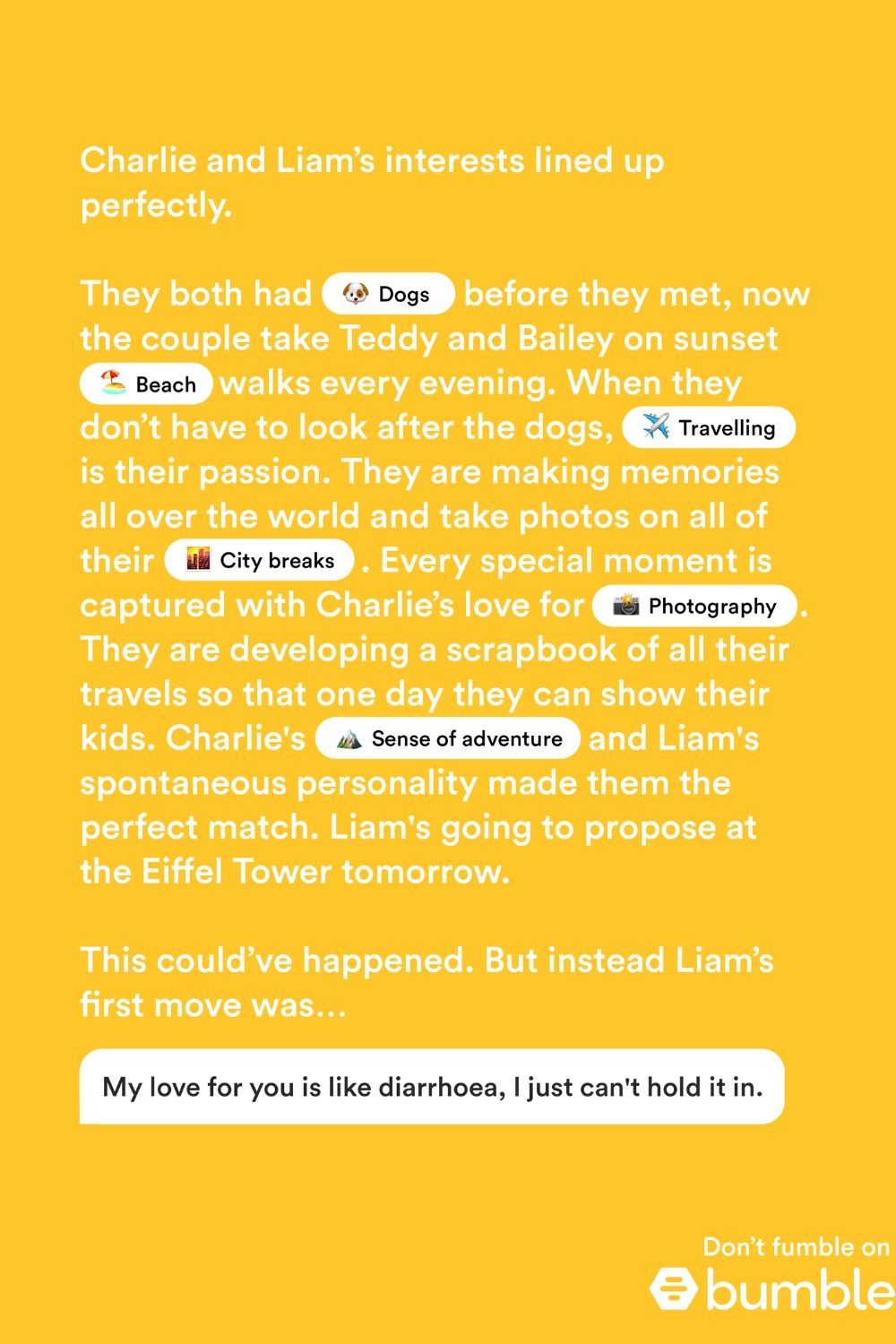 Bumble Creative Advertising ad