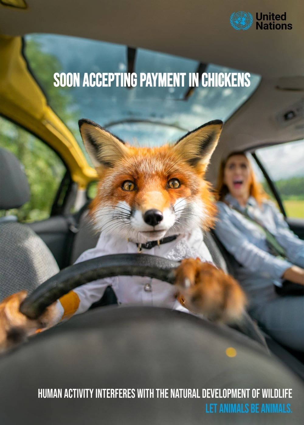 United Nations Fox Creative Advertising poster