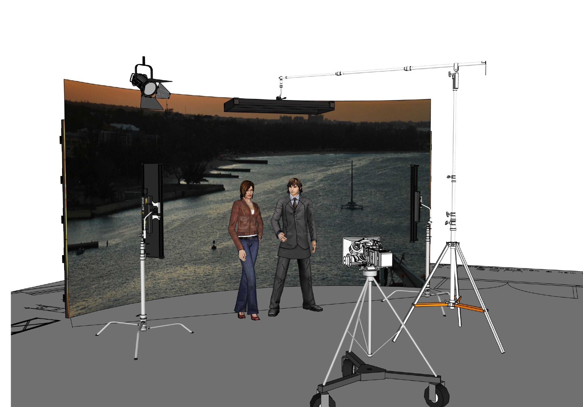 Virtual Production Studio announcement graphic