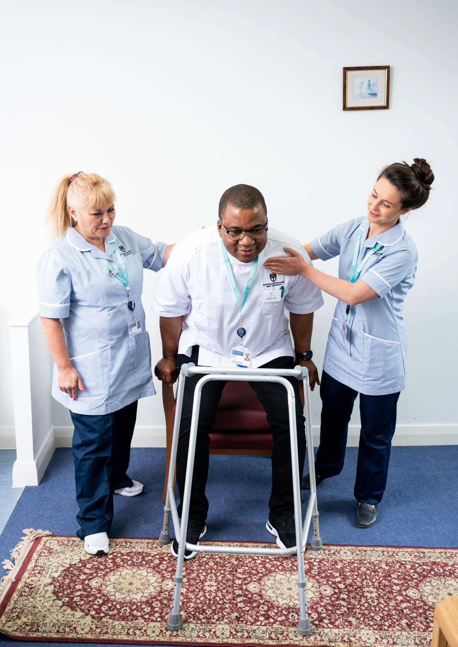 Nursing students at Uxbridge campus