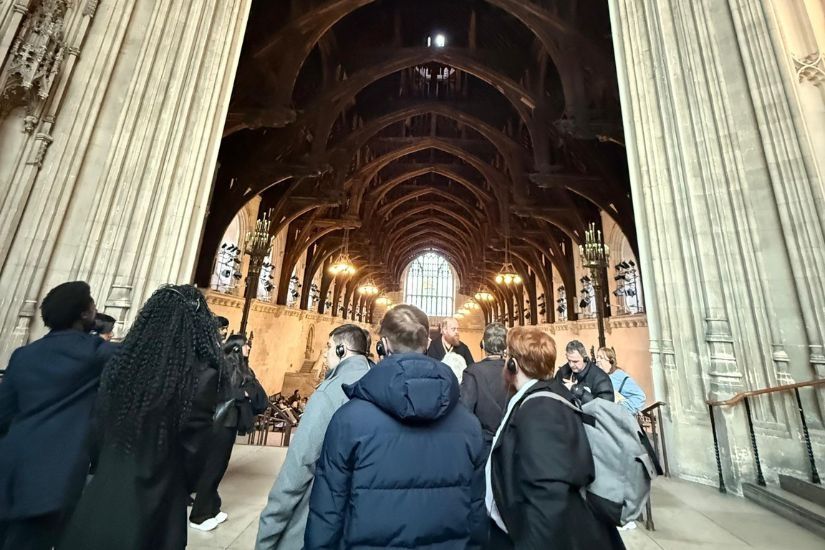 Group of Law students in Parliament