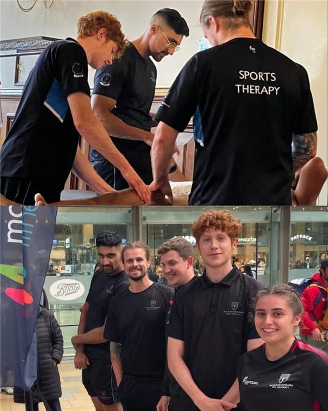 Students supporting world record attempt