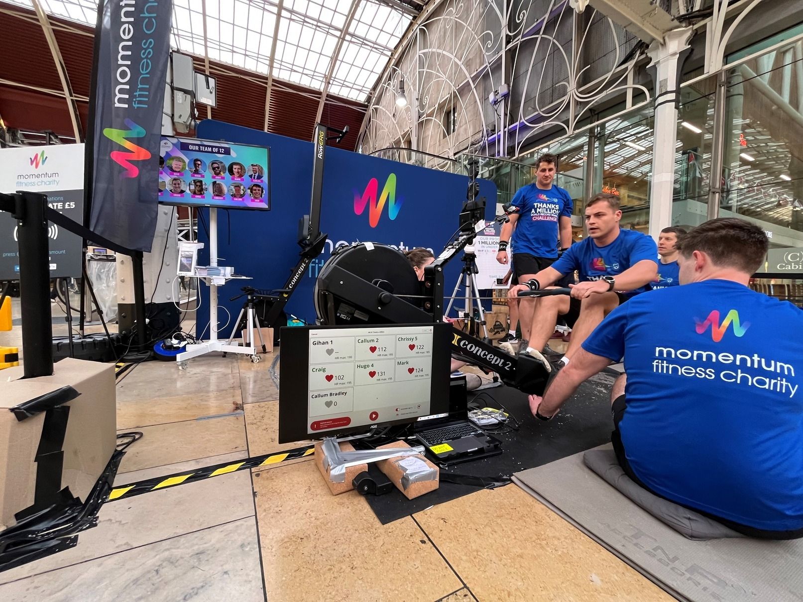 Rowers at Paddington Station 2