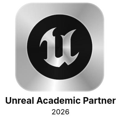 Unreal Academic Partner 2026 badge