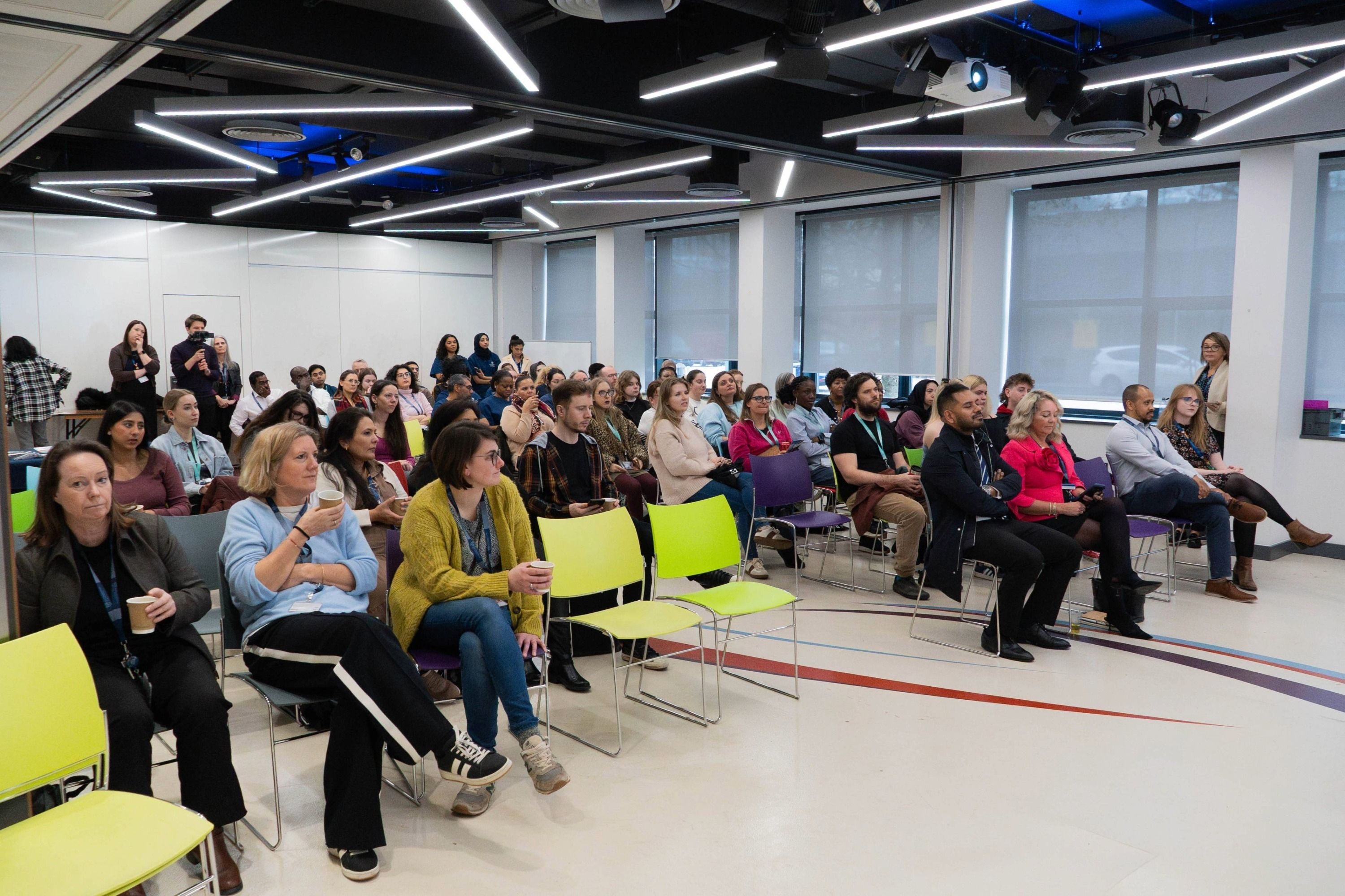 Audience seated at the opening of the Primary Care Training Hub