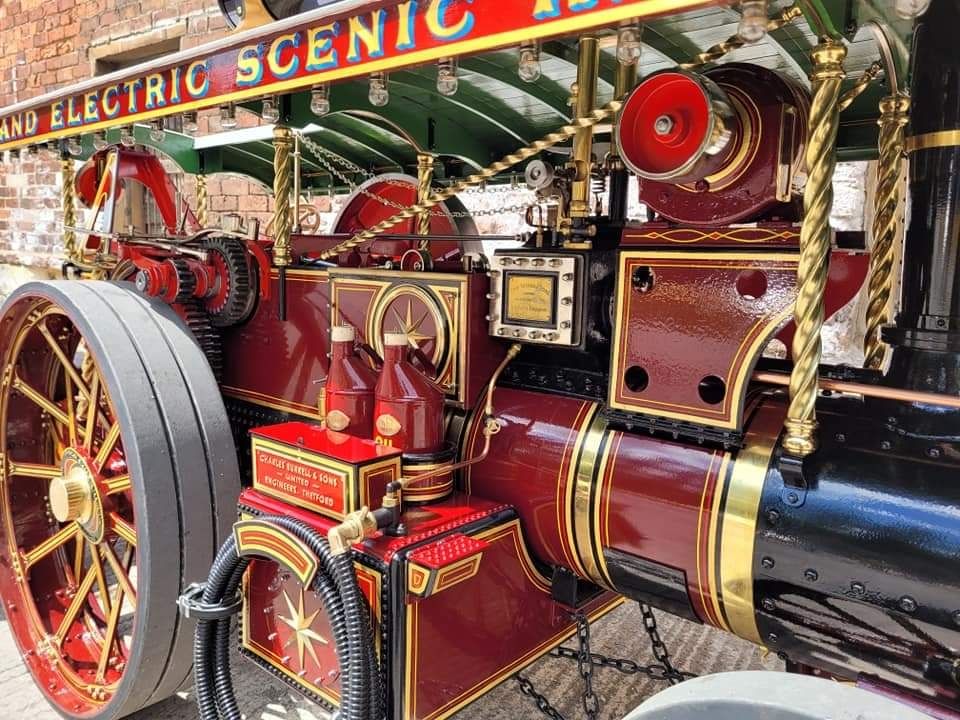 A vintage vehicle painted by Stuart